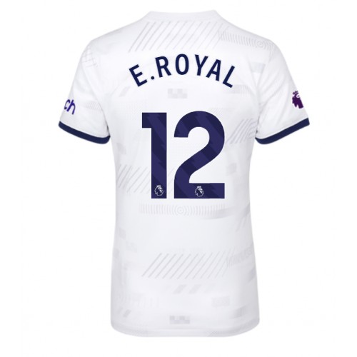 Fotbalové Dres Tottenham Hotspur Emerson Royal #12 Dámské Domácí 2023-24 Krátký Rukáv